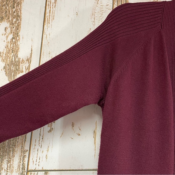 Maurices, Open Front Cardigan, Size Medium. Pretty Maroon. Excellent condition! - Picture 2 of 6